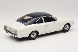 Opel Rekord C Coupe White Blue Minichamps 1:18 107047021 Resin - image 2 of 6