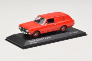 Opel Rekord Caravan Norwegian Post Minichamps 1:43 433046195 Diecast - image 2 of 4