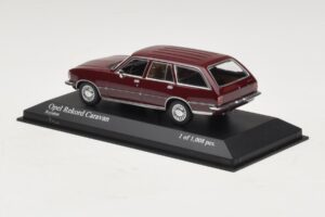 Opel Rekord D Caravan Red Minichamps 1:43 400044012 Diecast - image 3 of 4