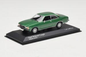 Opel Rekord D Coupe Green Metallic Minichamps 1:43 400044022 Diecast - image 2 of 4