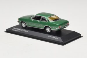 Opel Rekord D Coupe Green Metallic Minichamps 1:43 400044022 Diecast - image 3 of 4