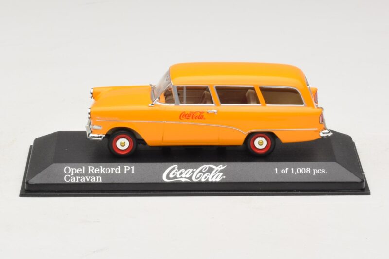 Opel Rekord P1 Caravan Coca-Cola Minichamps 1:43 Opel Rekord P1 Caravan Coca-Cola Minichamps 1:43 430043270 Diecast