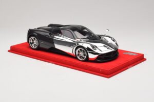 Pagani Huayra Chrome Silver One Off BBR 1:18 P1873CM Resin - image 4 of 7