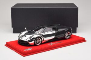 Pagani Huayra Chrome Silver One Off BBR 1:18 P1873CM Resin - image 6 of 7