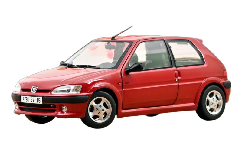 Peugeot 106 S16 Lucifer Red Norev 1:18 Peugeot 106 S16 Lucifer Red Norev 1:18 184921 Diecast
