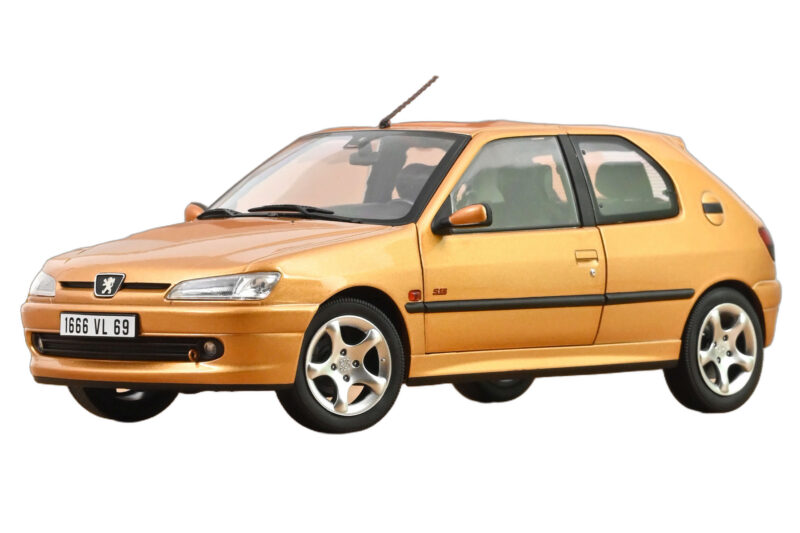 Peugeot 306 S16 Blaze Yellow Norev 1:18 184940 Diecast