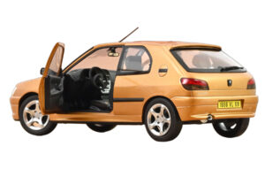 Peugeot 306 S16 Blaze Yellow Norev 1:18 184940 Diecast - image 2 of 3