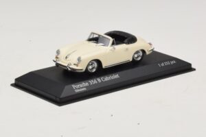 Porsche 356 B Cabriolet Ivory White Minichamps 1:43 400064332 Diecast - image 2 of 4