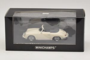 Porsche 356 B Cabriolet Ivory White Minichamps 1:43 400064332 Diecast - image 4 of 4