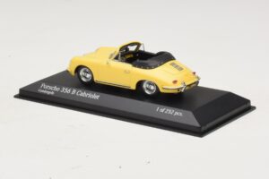 Porsche 356 B Cabriolet Yellow Minichamps 1:43 400064334 Diecast - image 3 of 4