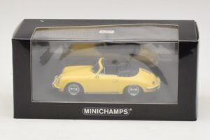 Porsche 356 B Cabriolet Yellow Minichamps 1:43 400064334 Diecast - image 4 of 4