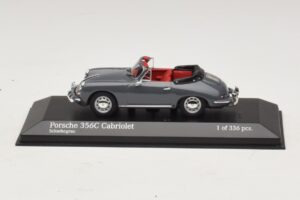 Porsche 356C Cabriolet Grey Minichamps 1:43 430062339 Diecast