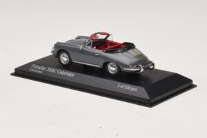 Porsche 356C Cabriolet Grey Minichamps 1:43 430062339 Diecast - image 3 of 4
