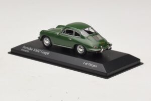 Porsche 356C Dark Green Minichamps 1:43 430062329 Diecast - image 3 of 4