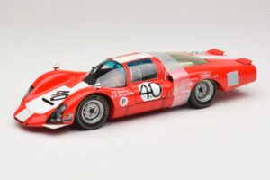 Porsche 906 LH Squadra Tartaruga #40 D. Spoerry / R. Steinemann 12 Hours of Sebring 1967 Minichamps 1:18 100676140 Diecast