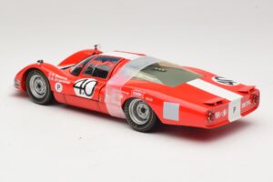 Porsche 906 LH Squadra Tartaruga #40 D. Spoerry / R. Steinemann 12 Hours of Sebring 1967 Minichamps 1:18 100676140 Diecast - image 7 of 8