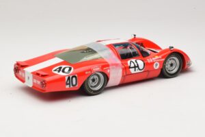 Porsche 906 LH Squadra Tartaruga #40 D. Spoerry / R. Steinemann 12 Hours of Sebring 1967 Minichamps 1:18 100676140 Diecast - image 3 of 8
