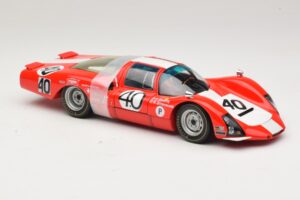 Porsche 906 LH Squadra Tartaruga #40 D. Spoerry / R. Steinemann 12 Hours of Sebring 1967 Minichamps 1:18 100676140 Diecast - image 6 of 8