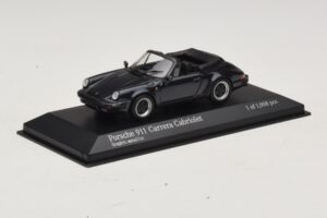 Porsche 911 930 Carrera Cabriolet Grey Metallic Minichamps 1:43 430062037 Diecast - image 2 of 4