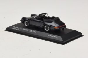 Porsche 911 930 Carrera Cabriolet Grey Metallic Minichamps 1:43 430062037 Diecast - image 3 of 4