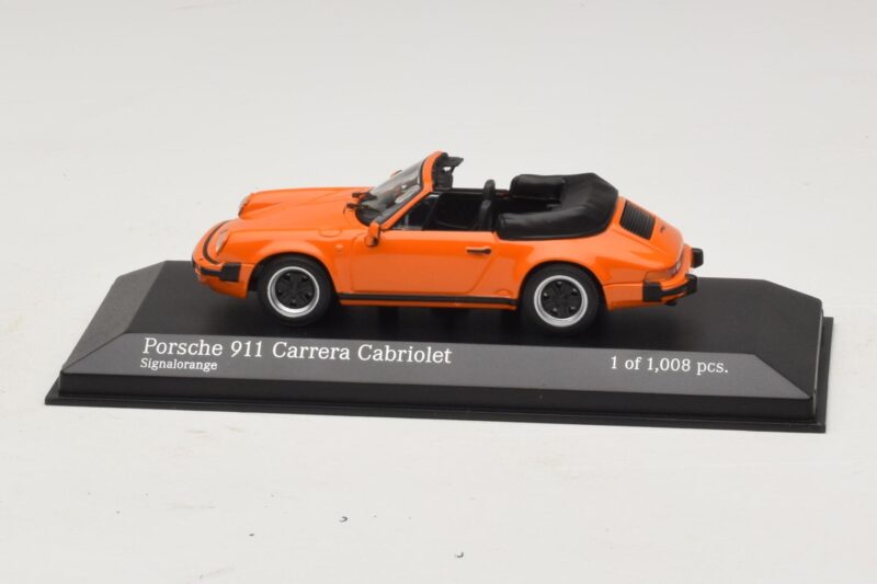 Porsche 911 930 Carrera Cabriolet Orange Minichamps 1:43 430062038 Diecast