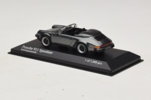 Porsche 911 930 Speedster Grey Metallic Minichamps 1:43 430066135 Diecast - image 3 of 4