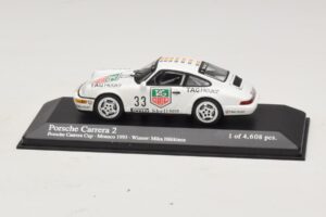 Porsche 911 964 Carrera 2 #33 M. Hakkinen Monaco Carrera Cup Winner 1993 Minichamps 1:43 430936033 Diecast