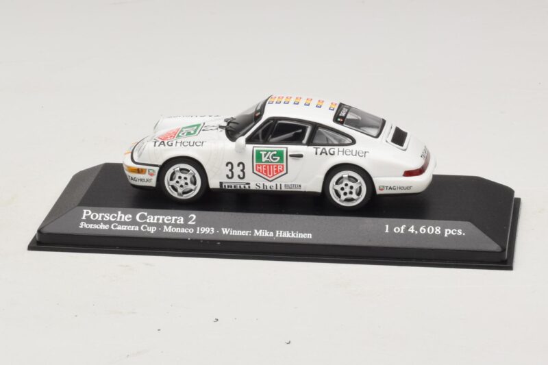 Porsche 911 964 Carrera 2 #33 M. Hakkinen Monaco Carrera Cup Winner 1993 Minichamps 1:43 Porsche 911 964 Carrera 2 #33 M. Hakkinen Monaco Carrera Cup Winner 1993 Minichamps 1:43 430936033 Diecast