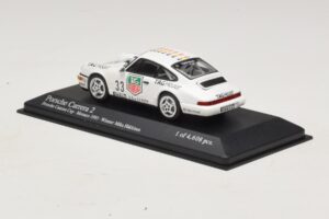 Porsche 911 964 Carrera 2 #33 M. Hakkinen Monaco Carrera Cup Winner 1993 Minichamps 1:43 430936033 Diecast - image 3 of 4