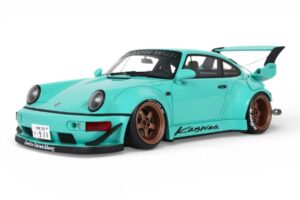 Porsche 911 964 RWB Kashiwa Blue GT Spirit 1:18 GT569 Resin