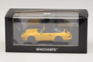 Porsche 911 964 Targa Yellow Minichamps 1:43 400061367 Diecast - image 4 of 4