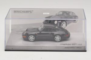 Porsche 911 964 Turbo S 3.6 30th Anniversary Black Minichamps 1:43 436069171 Diecast - image 4 of 5