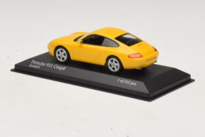 Porsche 911 991 Carrera Yellow Minichamps 1:43 410060221 Diecast - image 3 of 4