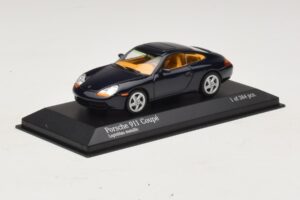 Porsche 911 991 Turbo S Blue Metallic Minichamps 1:43 410062220 Diecast - image 2 of 4