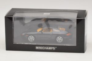 Porsche 911 991 Turbo S Blue Metallic Minichamps 1:43 410062220 Diecast - image 4 of 4