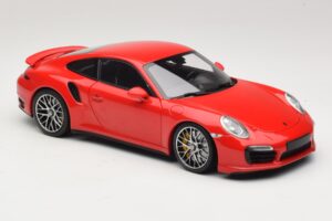 Porsche 911 991 Turbo S Red Minichamps 1:18 110062320 Diecast - image 6 of 8