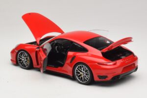 Porsche 911 991 Turbo S Red Minichamps 1:18 110062320 Diecast - image 5 of 8