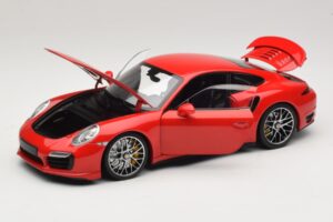 Porsche 911 991 Turbo S Red Minichamps 1:18 110062320 Diecast - image 3 of 8