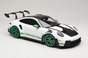 Porsche 911 992 GT3 RS Tribute to Carrera RS White Python Green Norev 1:12 127535 Diecast - image 4 of 6