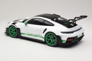 Porsche 911 992 GT3 RS Tribute to Carrera RS White Python Green Norev 1:12 127535 Diecast - image 5 of 6