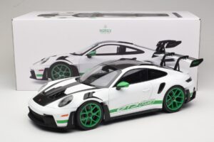 Porsche 911 992 GT3 RS Tribute to Carrera RS White Python Green Norev 1:12 127535 Diecast - image 6 of 6