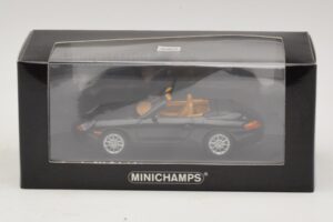Porsche 911 996 Cabriolet Black Metallic Minichamps 1:43 400061090 Diecast - image 4 of 4