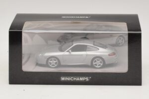 Porsche 911 996 Carrera 40th Anniversary Silver Minichamps 1:43 436061070 Diecast - image 4 of 5