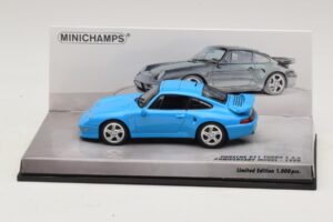 Porsche 911 996 Turbo S 3.6 Anniversary Edition Blue Minichamps 1:43 436069270 Diecast