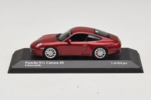 Porsche 911 997 Carrera 4S Red Metallic Minichamps 1:43 400066422 Diecast