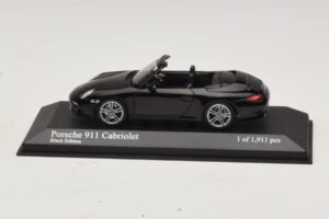 Porsche 911 997 Carrera Cabriolet Black Edition Minichamps 1:43 400066434 Diecast
