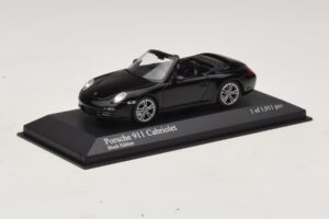 Porsche 911 997 Carrera Cabriolet Black Edition Minichamps 1:43 400066434 Diecast - image 2 of 4