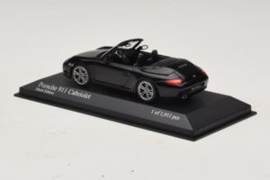 Porsche 911 997 Carrera Cabriolet Black Edition Minichamps 1:43 400066434 Diecast - image 3 of 4