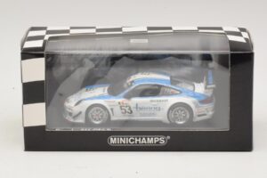 Porsche 911 997 GT3 R #53 Vannelet / Pyroles Class Winners 24 Hours of Spa 2010 Minichamps 1:43 400108953 Diecast - image 4 of 4