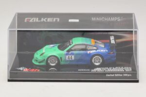 Porsche 911 997 GT3 R Falken #44 Nurburgring 2011 Minichamps 1:43 447116144 Diecast - image 4 of 5